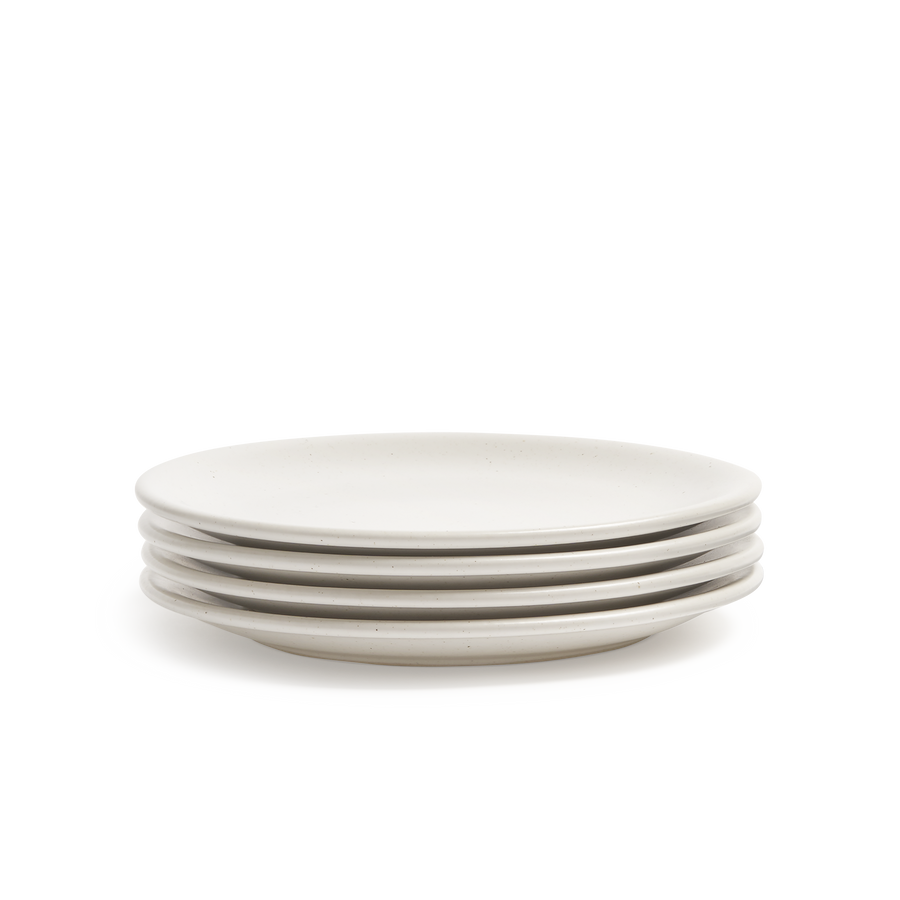 12 piece white stoneware ceramic dinner sets