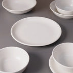 20 piece white stoneware ceramic dinner sets