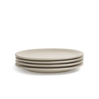 20 piece beige stoneware ceramic dinner sets